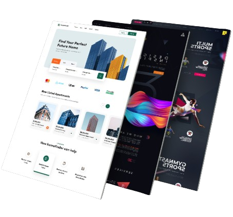 Professional web design and branding services illustration